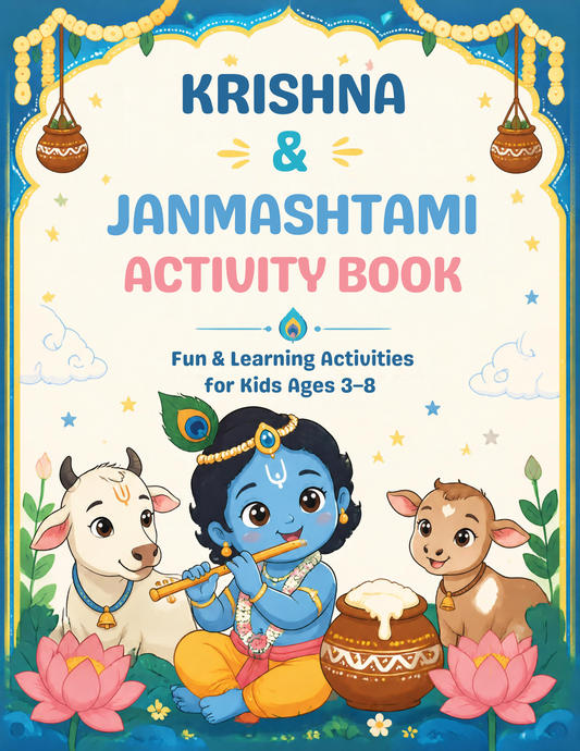 Krishna Janmashtami Activity Book for Kids
