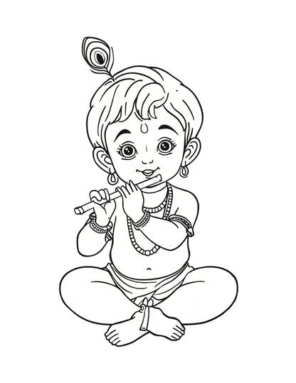 Krishna Janmashtami Activity Book for Kids