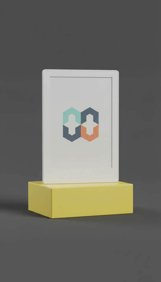 Digital E-Reader Device With Glare-Free Screen