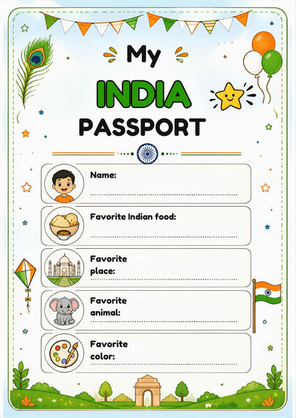 India's Independence Day Activity Book | Ages 4–8 | 35+ Activities | Educational + Creative + Fun