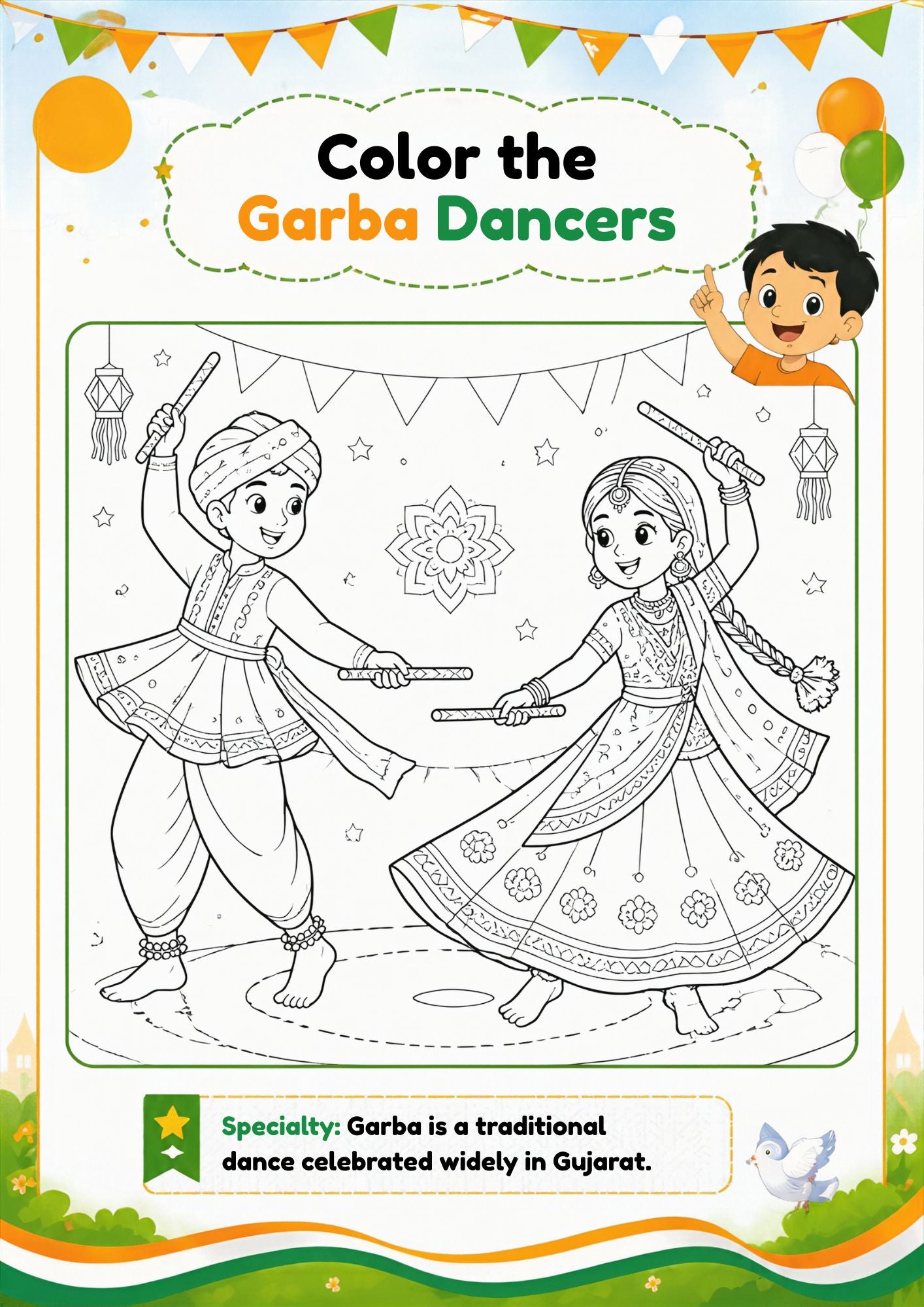 India's Independence Day Activity Book | Ages 4–8 | 35+ Activities | Educational + Creative + Fun