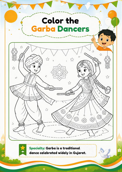 India's Independence Day Activity Book | Ages 4–8 | 35+ Activities | Educational + Creative + Fun